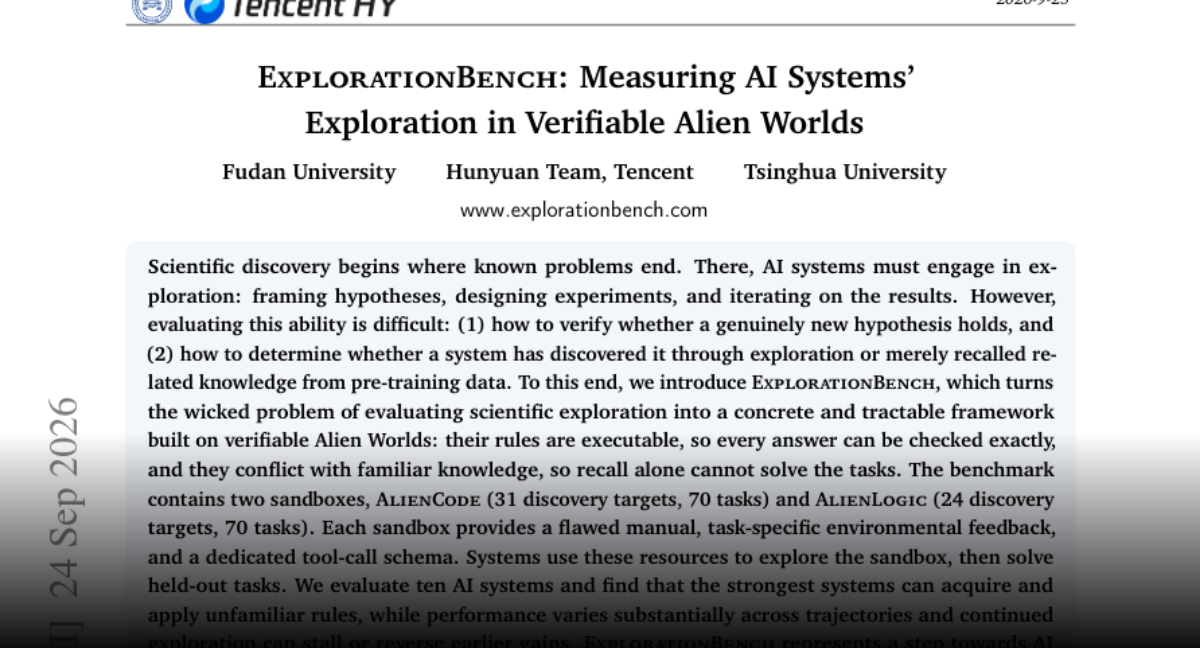 ExplorationBench tests discovery in unfamiliar executable worlds
