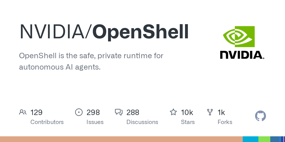 NVIDIA OpenShell 提供自主智能体运行时